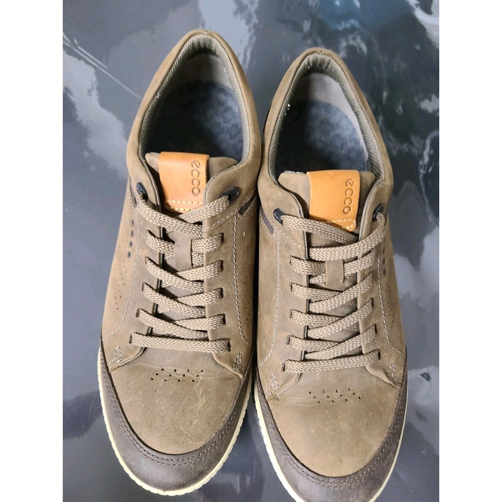 ECCO Golf Street Retro Spikeless Golf Shoes Mens Size 42/ US 8 Brown Leather